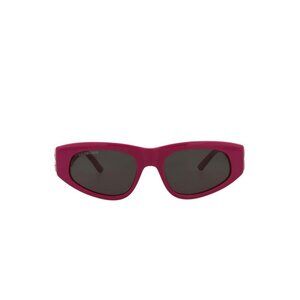 Balenciaga Womens Cat Eye Fuchsia Silver Grey Fashion Designer Eyewear